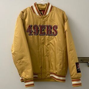 49ers Gold Bomber Jacket